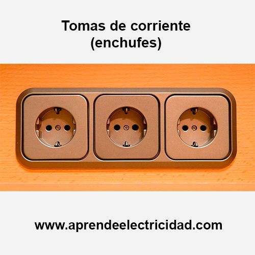 Los enchufes o tomas de corriente son mecanismos de conexión