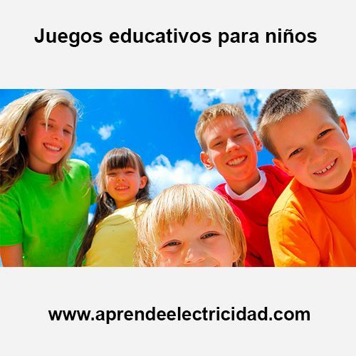 Juego electricidad niños Los juegos educativos son herramientas muy útiles para el aprendizaje de los menores