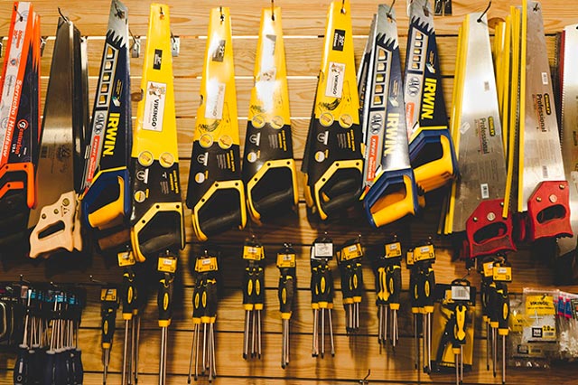 En las cadenas de bricolaje encontraremos herramientas y materiales para el bricolaje