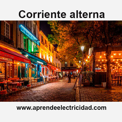 Qué es la corriente alterna La corriente alterna es la más utilizada en la distribución de electricidad en hogares e industrias, gracias a su eficiente transmisión de energía y a la facilidad para transformarla