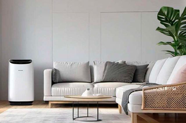 aire-acondicionado-portatil Luces LED regulables